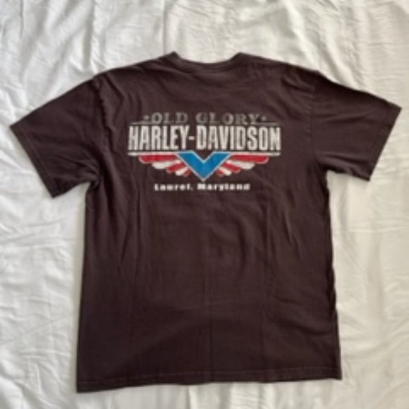 Harley Davidson 2007 Laurel, Maryland Front and Back graphic Mens Large - Picture 3 of 3